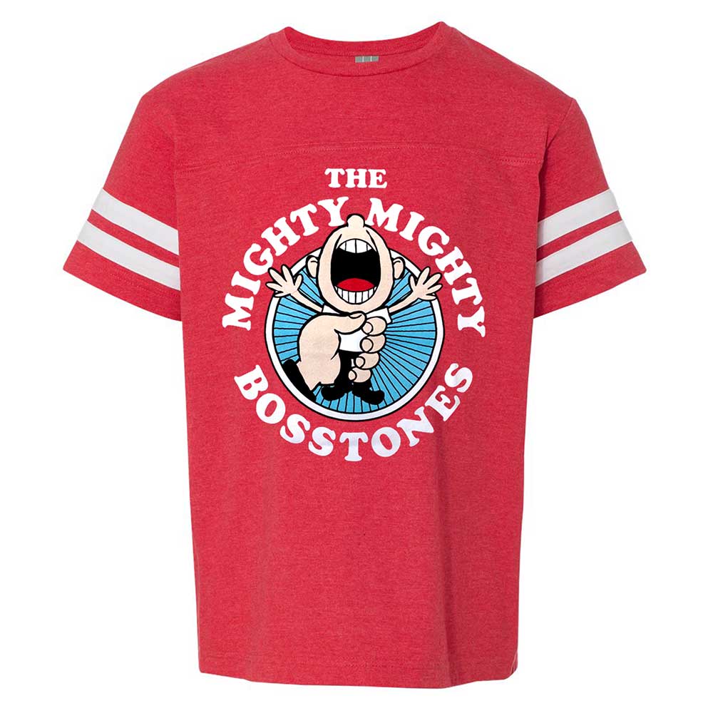 Mighty Mighty Bosstones While We're At It Red Toddler Football T-Shirt