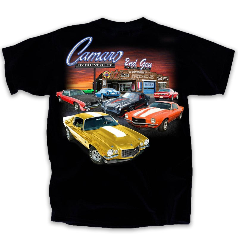Chevy 2nd Gen Camaro Garage T-Shirt