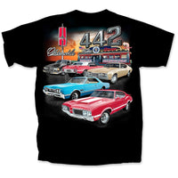 Thumbnail for GM 442 Olds Cutlass Diner Multi Car T-Shirt