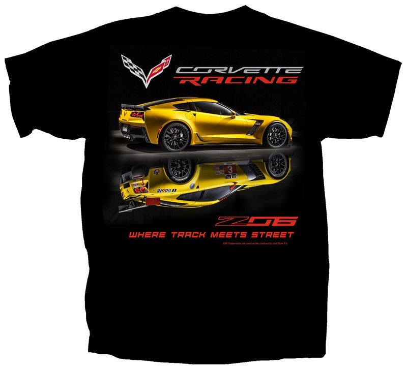 GM Zo6 C7 Vette Racing Track Meets St T-Shirt