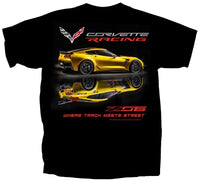 Thumbnail for GM Zo6 C7 Vette Racing Track Meets St T-Shirt