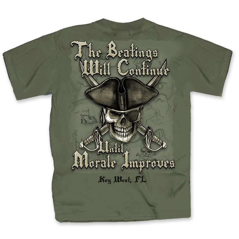 Pirate Beatings Map T-Shirt