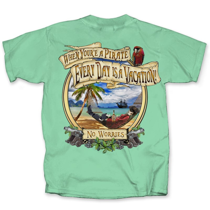 Pirate Everyday Is Vacation T-Shirt