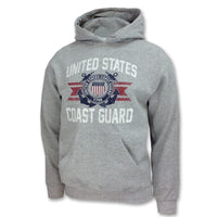 Thumbnail for Military Vintage Coast Guard Emblem Adult Hood