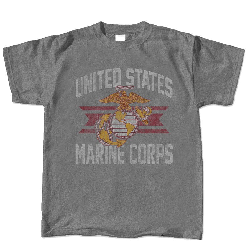 Military Vintage Marine Emblem T-Shirt