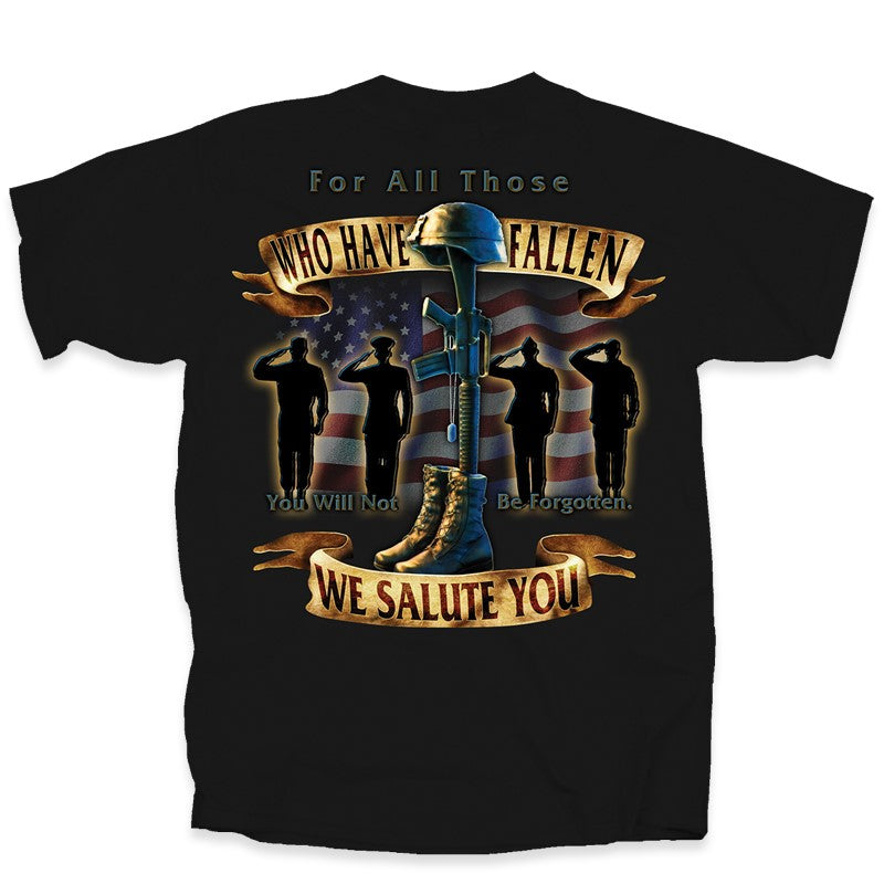 Military Salute to Fallen T-Shirt