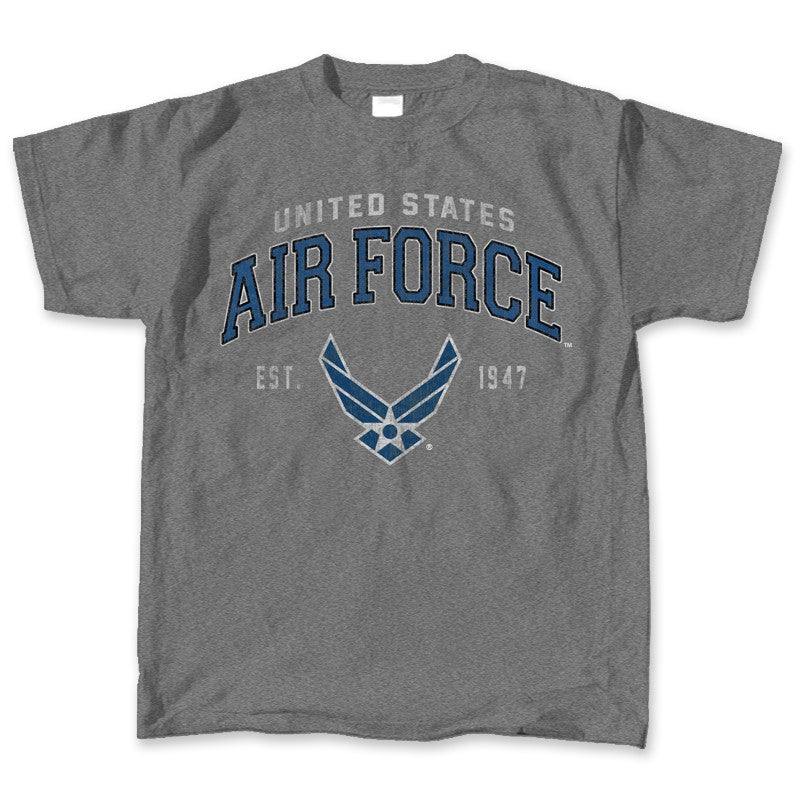 Military Vintage Block Af Wings T-Shirt