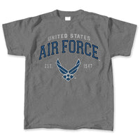 Thumbnail for Military Vintage Block Af Wings T-Shirt