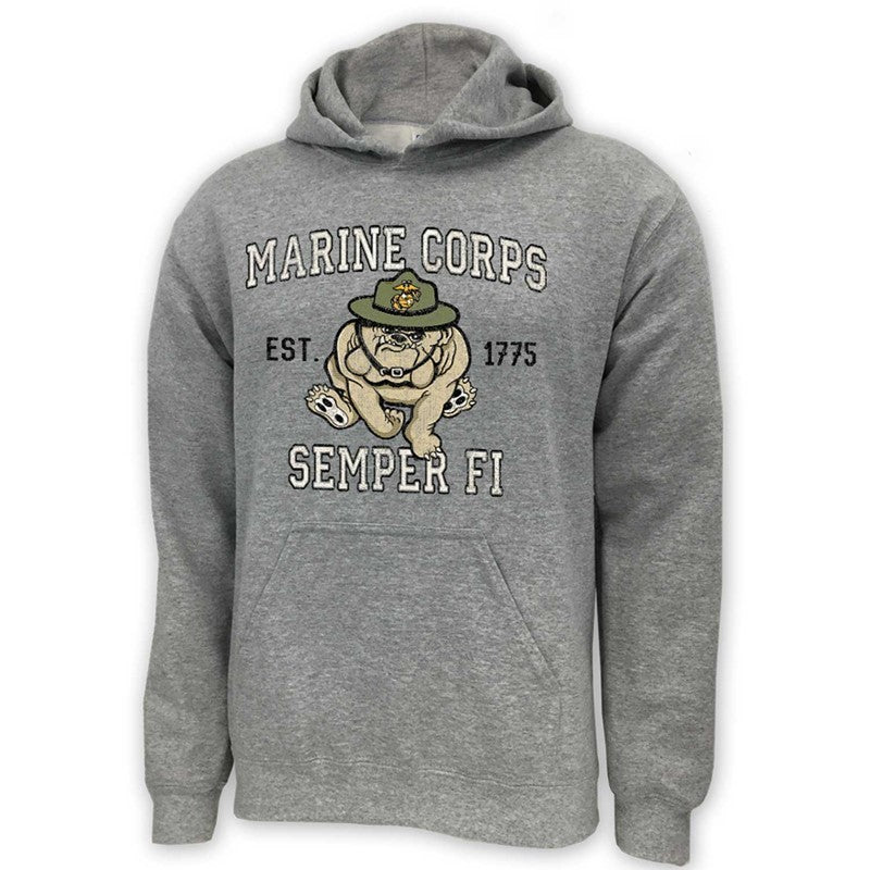 Marines Retro Logo Adult Hood