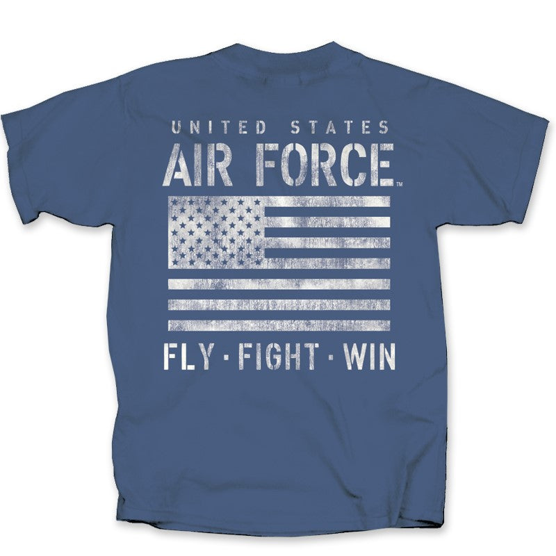 Military Air Force Tonal Flag T-Shirt