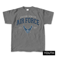 Thumbnail for Air Force Vintage Block Youth T-Shirt