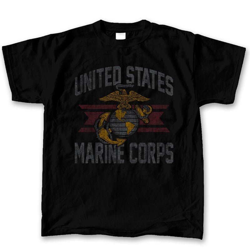 Military Vintage Marine Emblem T-Shirt
