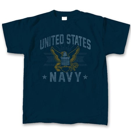 Military Vintage Navy Emblem T-Shirt