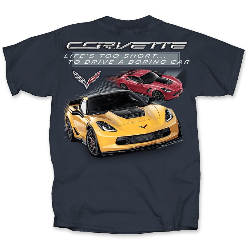 GM Corvette Lifes Too Short T-Shirt
