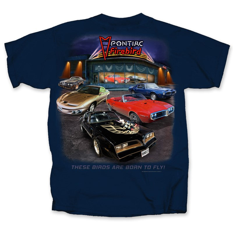 Pontiac 5 Firebirds Showroom T-Shirt