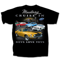 Thumbnail for Ford Mustang Boys Love Toys T-Shirt