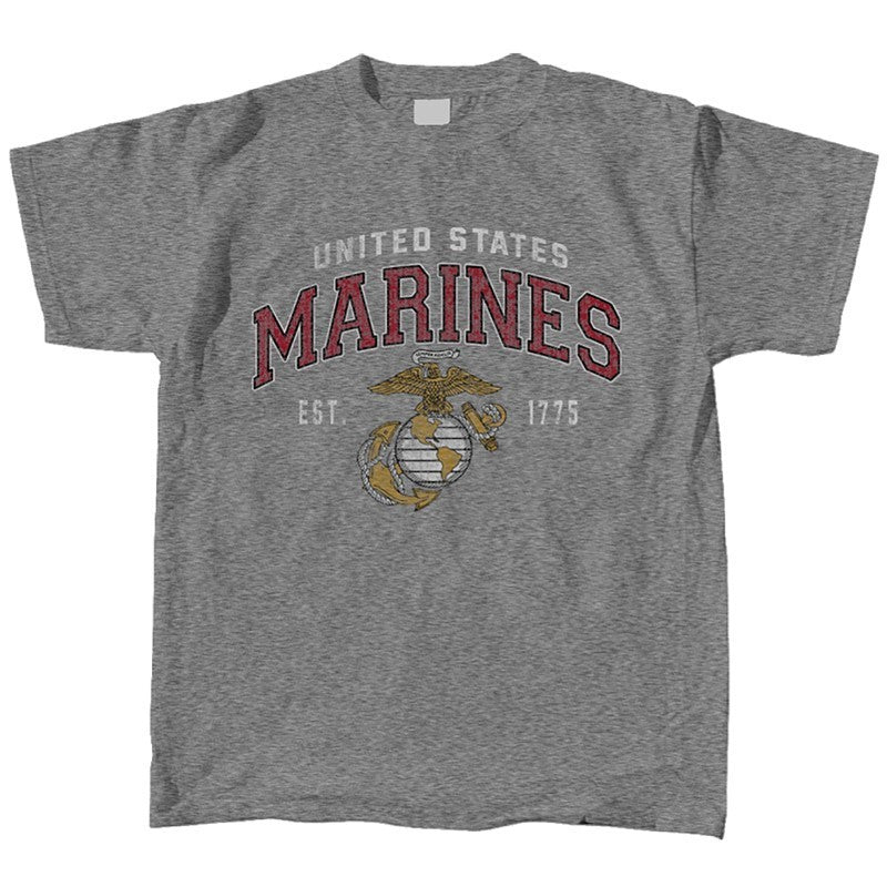 Marines Vintage Block Youth T-Shirt