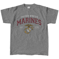 Thumbnail for Marines Vintage Block Youth T-Shirt