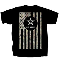 Thumbnail for Military Army Camo Flag W/ Logo T-Shirt