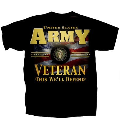 Military Army Vet Star Band T-Shirt