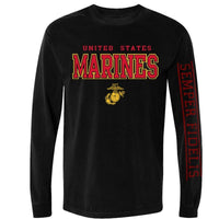 Thumbnail for Marines Block Long Sleeve L/S T-Shirt