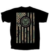 Thumbnail for Military Navy Camo Flag W/ Logo T-Shirt