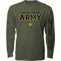 Thumbnail for Army Block Long Sleeve L/S T-Shirt