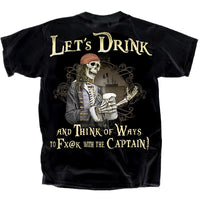 Thumbnail for Pirates Lets Drink & Fx@k With Captain T-Shirt