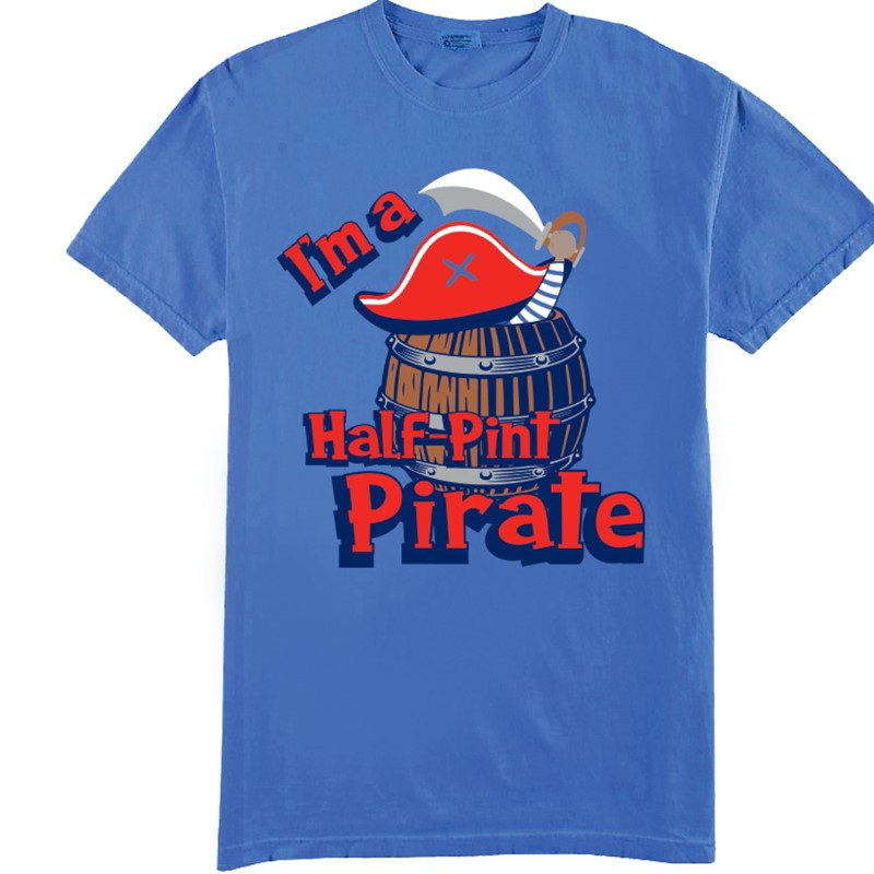 Pirate Im a Half Pint Pirate Youth T-Shirt