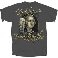 Thumbnail for Drinking Pursuit of Happy Hour T-Shirt