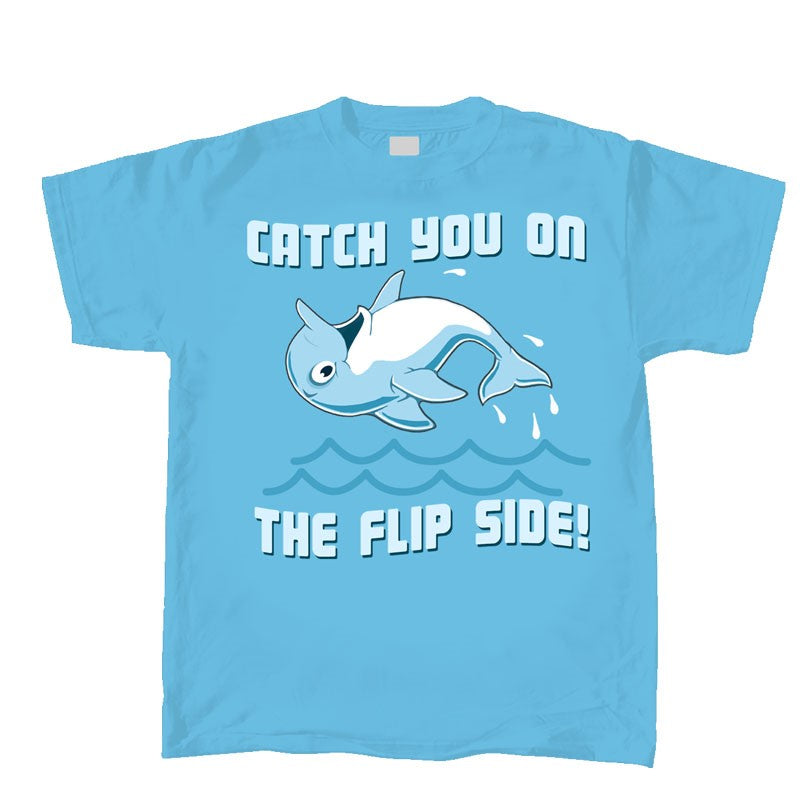 Pirate Catch You on the Flip Side Dolphin Youth T-Shirt