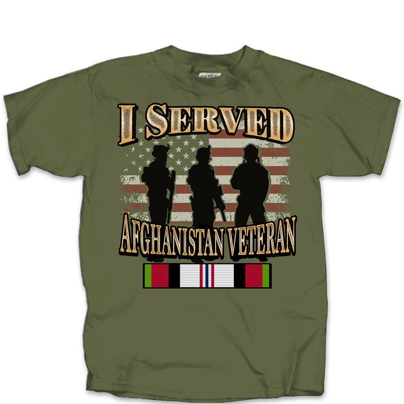 Military I Served Afghanistan Veteran T-Shirt