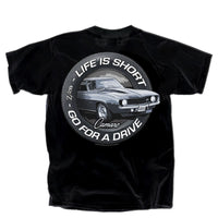Thumbnail for Chevy Camaro Life Is Short Go for Drive T-Shirt