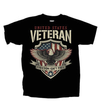 Thumbnail for Military Veteran Eagle Shield T-Shirt