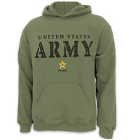 Thumbnail for Military Army Stamp Logo Adult Hood
