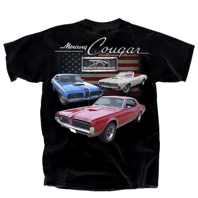 Ford Mercury Cougar Flag T-Shirt