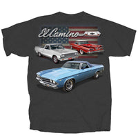 Thumbnail for Chevy El Camino RWB Cars W/Flag T-Shirt