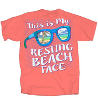 Thumbnail for Drinking Resting Beach Face T-Shirt