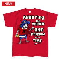Thumbnail for Pirate Annoying the World 1 Person at a Time Youth T-Shirt