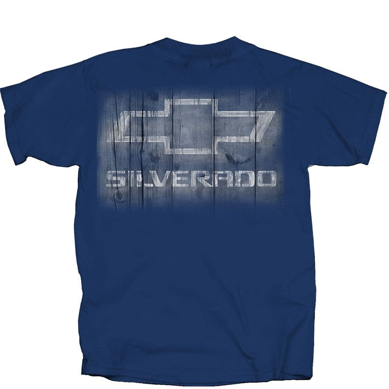 Chevy Wooden Bowtie Silverado Logo T-Shirt