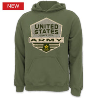 Thumbnail for Military Army Hexagon Shield Adult Hood