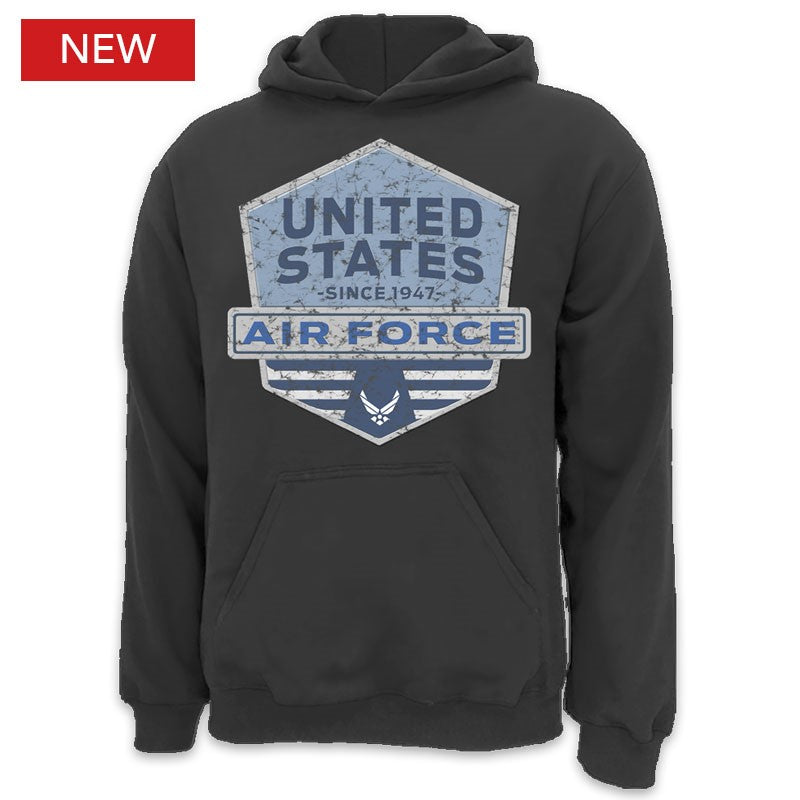 Military Air Force Hexagon Shield Adult Hood