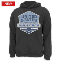 Thumbnail for Military Air Force Hexagon Shield Adult Hood
