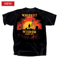 Thumbnail for Whiskey Business Whiskey Goes in Wisdom Comes Out T-Shirt