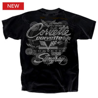 Thumbnail for Corvette All Over Logo T-Shirt