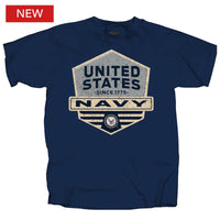 Thumbnail for Military Navy Hexagon Shield T-Shirt