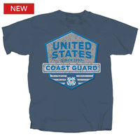 Thumbnail for Military Coastguard Hexagon Shield T-Shirt