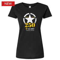 Thumbnail for Army 250th Logo Lady Crewneck Front Print Ladies T-Shirt
