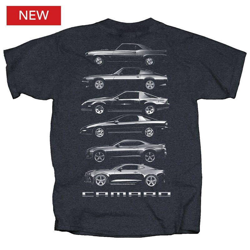 Chevy 6 Camaro W/Tonal Spine Print T-Shirt