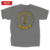 Thumbnail for Military Navy Circle Burst T-Shirt